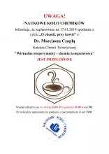 O chemii przy kawie - plakat 2