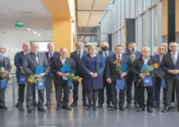Wręczenie Medali 50-lecia Uniwersytetu Gdańskiego zasłużonym pracownikom Wydziału Chemii