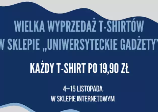 Wielka wyprzedaż w sklepie „Uniwersyteckie Gadżety”