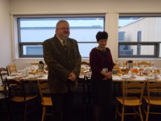 Wigilia w Zakładzie Chemii Cukrów, grudzień 2013
