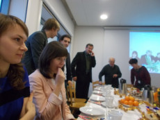 Wigilia w Zakładzie Chemii Cukrów, grudzień 2013
