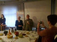 Wigilia w Zakładzie Chemii Cukrów, grudzień 2012