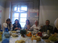 Wigilia w Zakładzie Chemii Cukrów, grudzień 2012