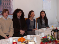 Wigilia w Zakładzie Chemii Cukrów, grudzień 2010