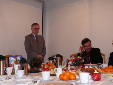Wigilia w Zakładzie Chemii Cukrów, grudzień 2010