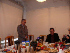 Wigilia w Zakładzie Chemii Cukrów, grudzień 2010