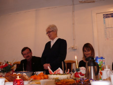 Wigilia w Zakładzie Chemii Cukrów, grudzień 2010
