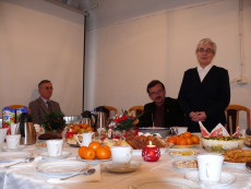 Wigilia w Zakładzie Chemii Cukrów, grudzień 2010