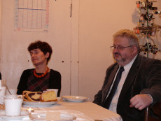 Wigilia w Zakładzie Chemii Cukrów, grudzień 2010
