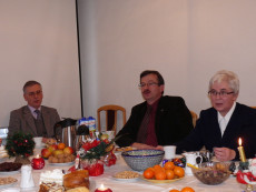 Wigilia w Zakładzie Chemii Cukrów, grudzień 2010