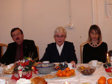 Wigilia w Zakładzie Chemii Cukrów, grudzień 2010
