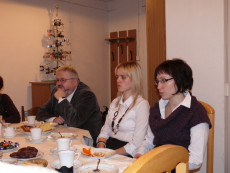 Wigilia w Zakładzie Chemii Cukrów, grudzień 2010