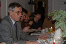 Wigilia w Zakładzie Chemii Cukrów, grudzień 2008 