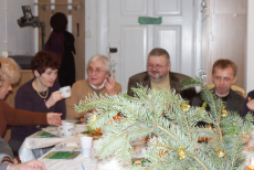Wigilia w Zakładzie Chemii Cukrów, grudzień 2008 