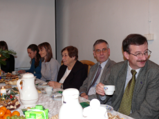 Wigilia w Zakładzie Chemii Cukrów, grudzień 2008 