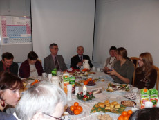 Wigilia w Zakładzie Chemii Cukrów, grudzień 2007