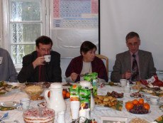 Wigilia w Zakładzie Chemii Cukrów, grudzień 2007