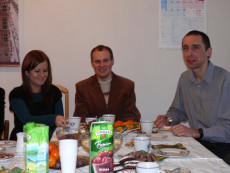 Wigilia w Zakładzie Chemii Cukrów, grudzień 2007