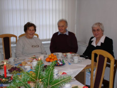 Wigilia w Zakładzie Chemii Cukrów, grudzień 2006