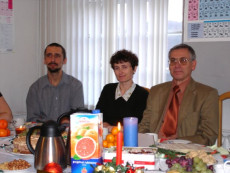 Wigilia w Zakładzie Chemii Cukrów, grudzień 2006