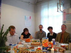 Wigilia w Zakładzie Chemii Cukrów, grudzień 2006