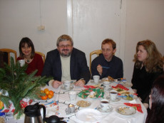Wigilia w Zakładzie Chemii Cukrów, grudzień 2006