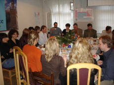 Wigilia w Zakładzie Chemii Cukrów, grudzień 2006