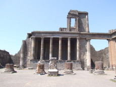 Ruiny Pompeji.